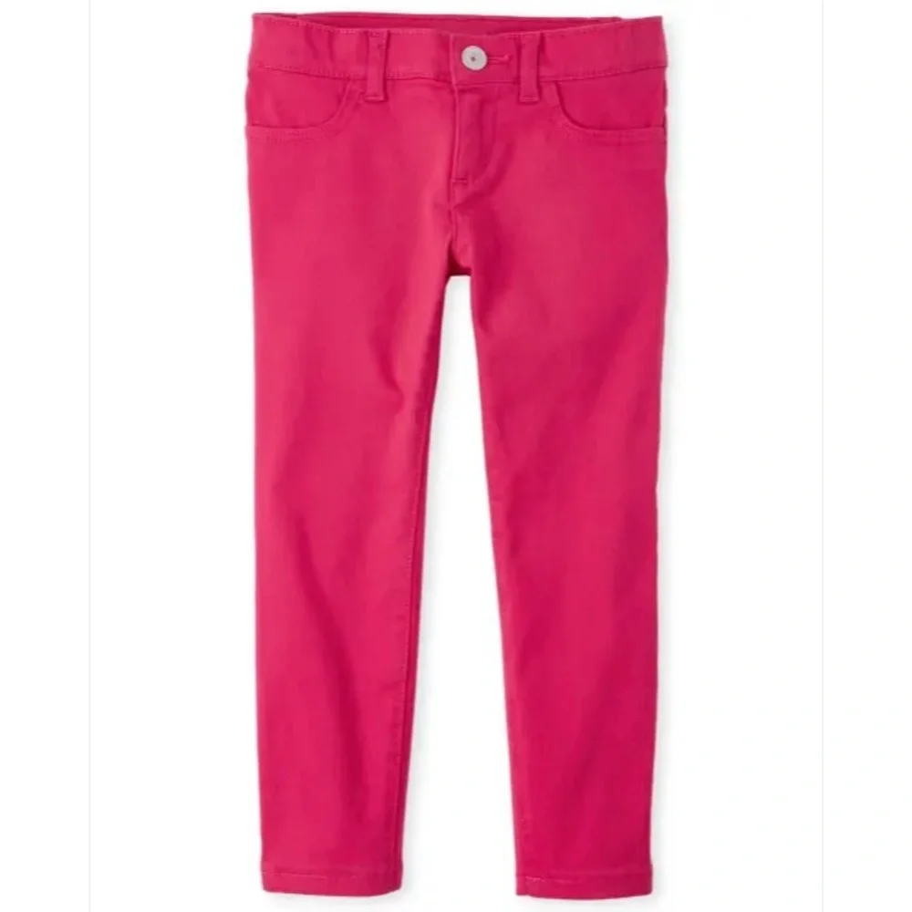 NWT Girl's The Children's Place Skinny Jeans Pink Size 6